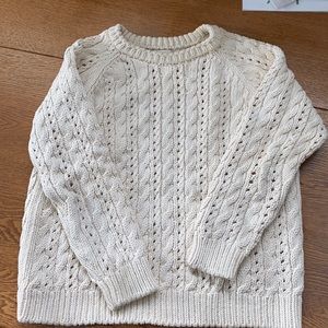 RESERVED Babaa cotton sweater jumper no. 32 in natural